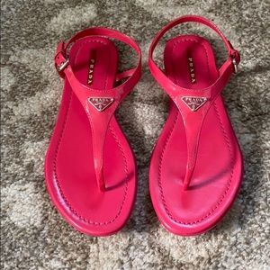 Prada T-strap Sandals Authentic